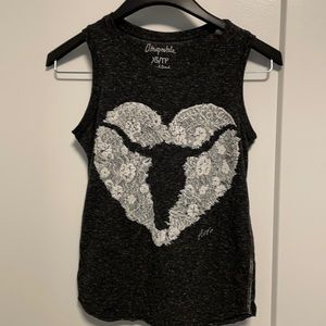 Aeropostale heart/steer tank